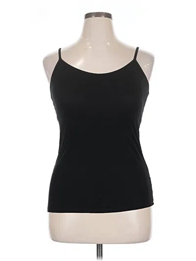 Pre-owned Unbranded Tank Top Black Halter Neckline Tops