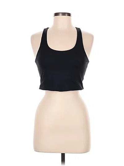 Pre-owned Unbranded Tank Top Black Halter Neckline Tops