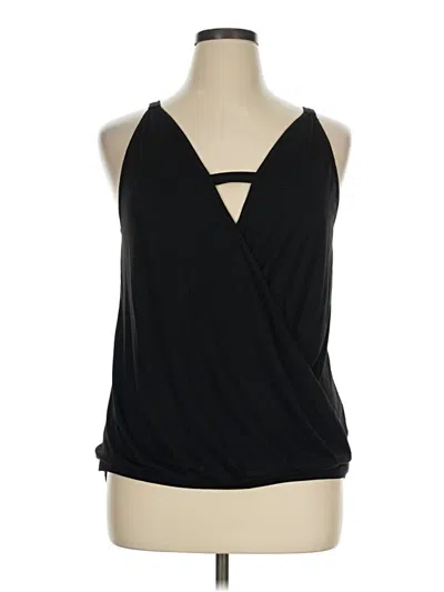 Pre-owned Unbranded Tank Top Black Halter Neckline Tops
