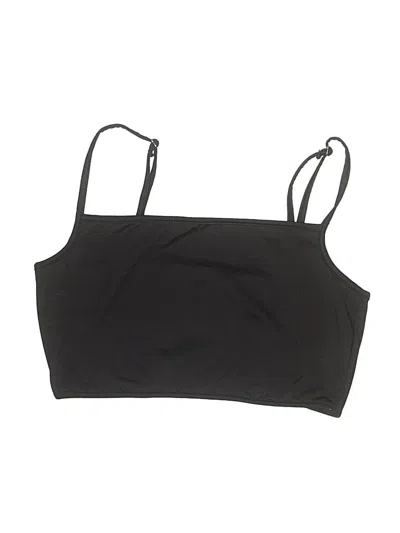 Pre-owned Unbranded Kids' Tank Top Black Halter Neckline Tops