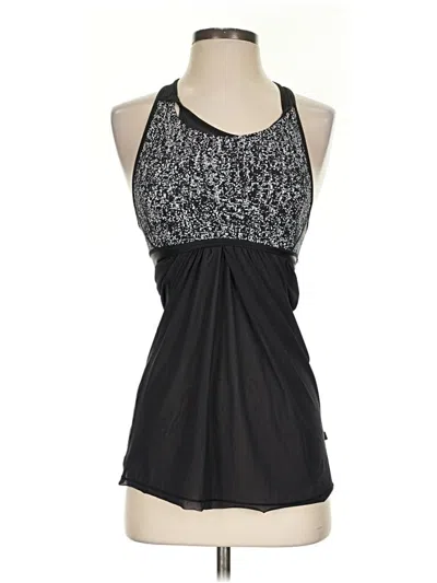 Pre-owned Unbranded Tank Top Black Halter Neckline Tops