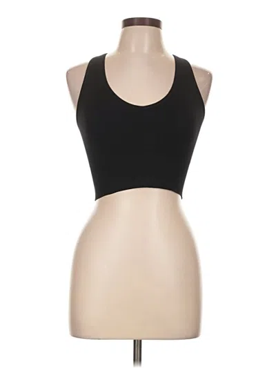 Pre-owned Unbranded Tank Top Black Halter Neckline Tops