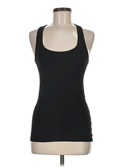 Pre-owned Unbranded Tank Top Black Halter Neckline Tops