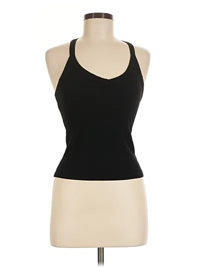 Pre-owned Unbranded Tank Top Black Halter Neckline Tops