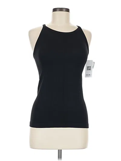 Unbranded Tank Top Black Halter Neckline Tops