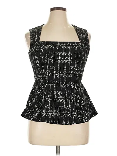 Pre-owned Unbranded Tank Top Black Square Neckline Tops