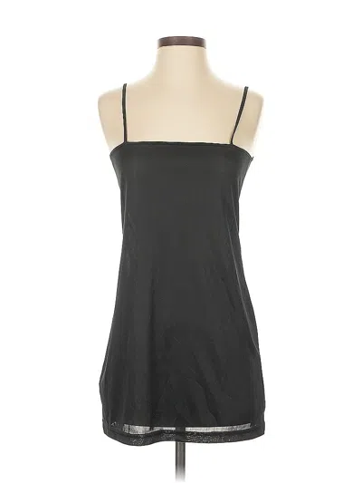 Pre-owned Unbranded Tank Top Black Strapless Neckline Tops
