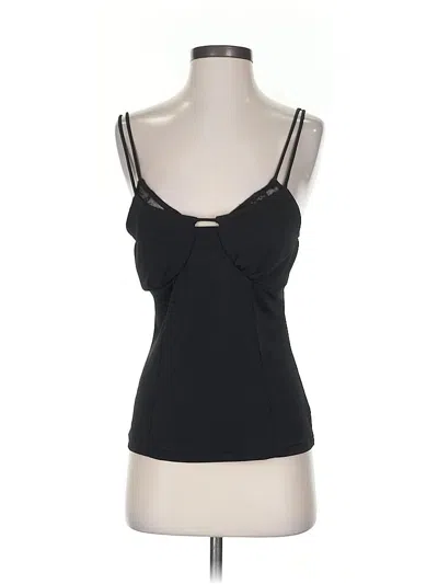 Pre-owned Unbranded Tank Top Black Strapless Neckline Tops