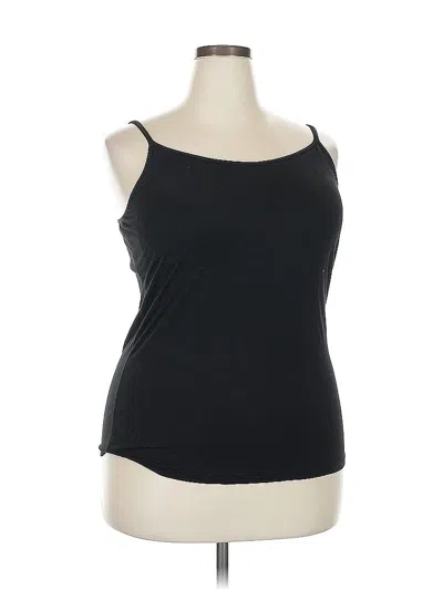 Pre-owned Unbranded Tank Top Black Strapless Neckline Tops