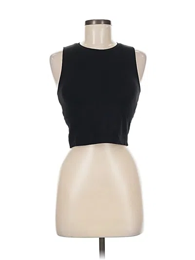 Pre-owned Unbranded Tank Top Black Strapless Neckline Tops