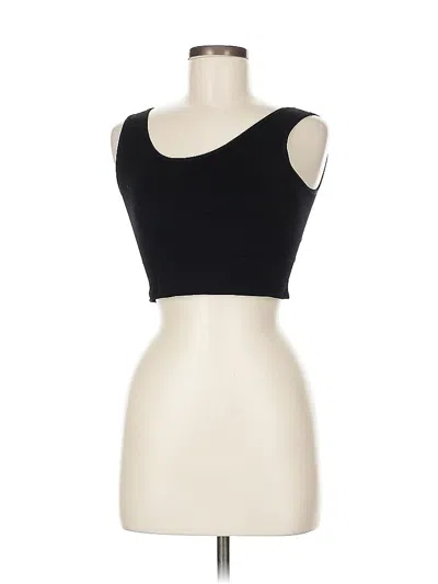 Pre-owned Unbranded Tank Top Black Strapless Neckline Tops