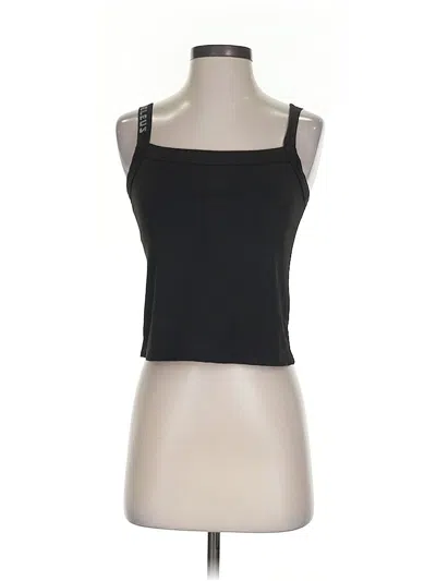 Pre-owned Unbranded Tank Top Black Strapless Neckline Tops