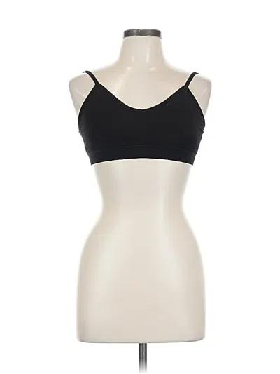 Pre-owned Unbranded Tank Top Black Strapless Neckline Tops