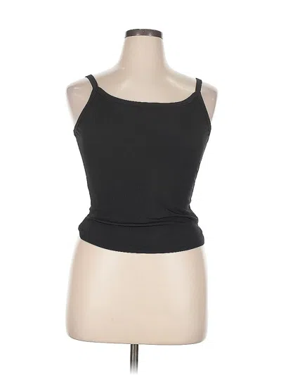 Pre-owned Unbranded Tank Top Black Strapless Neckline Tops