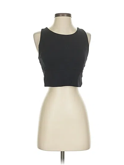 Pre-owned Unbranded Tank Top Black Strapless Neckline Tops