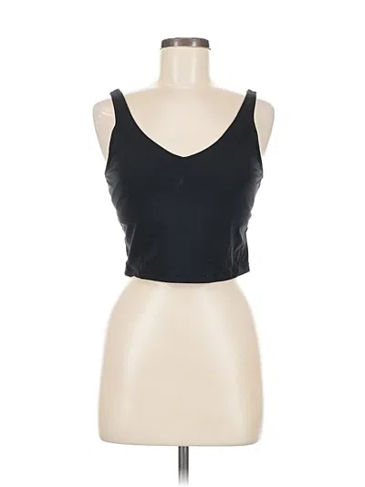 Pre-owned Unbranded Tank Top Black Strapless Neckline Tops