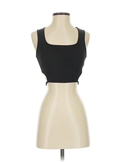 Pre-owned Unbranded Tank Top Black Strapless Neckline Tops