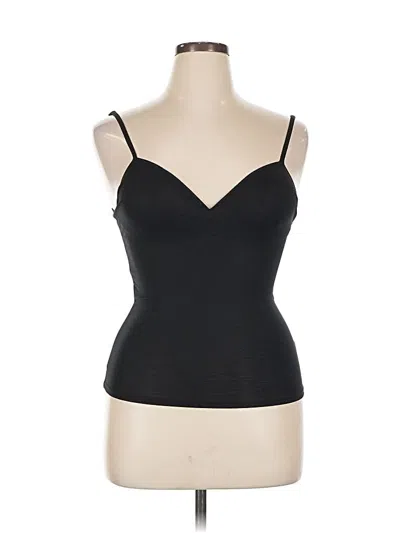 Pre-owned Unbranded Tank Top Black Strapless Neckline Tops