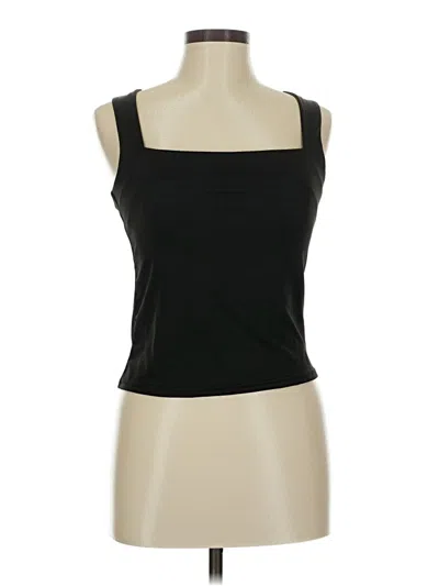 Pre-owned Unbranded Tank Top Black Strapless Neckline Tops