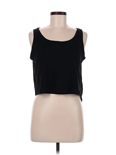 Pre-owned Unbranded Tank Top Black Strapless Neckline Tops