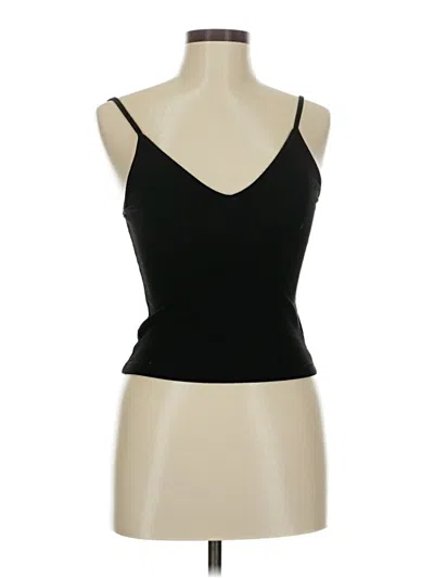 Pre-owned Unbranded Tank Top Black Strapless Neckline Tops