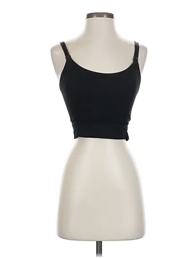 Pre-owned Unbranded Tank Top Black Strapless Neckline Tops