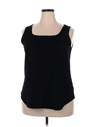 Pre-owned Unbranded Tank Top Black Strapless Neckline Tops