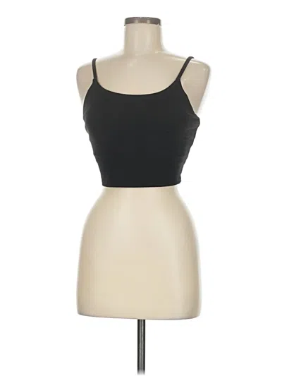 Pre-owned Unbranded Tank Top Black Strapless Neckline Tops