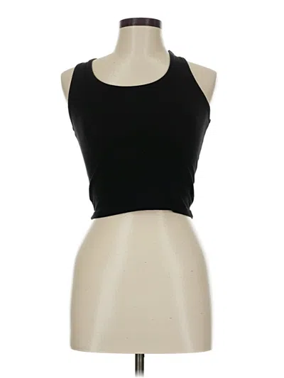 Pre-owned Unbranded Tank Top Black Strapless Neckline Tops