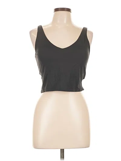 Pre-owned Unbranded Tank Top Black Strapless Neckline Tops
