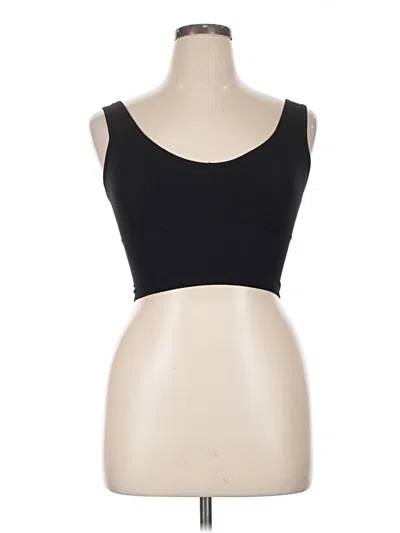 Pre-owned Unbranded Tank Top Black Strapless Neckline Tops