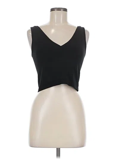 Pre-owned Unbranded Tank Top Black Strapless Neckline Tops