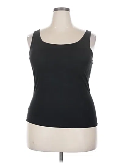 Pre-owned Unbranded Tank Top Black Strapless Neckline Tops