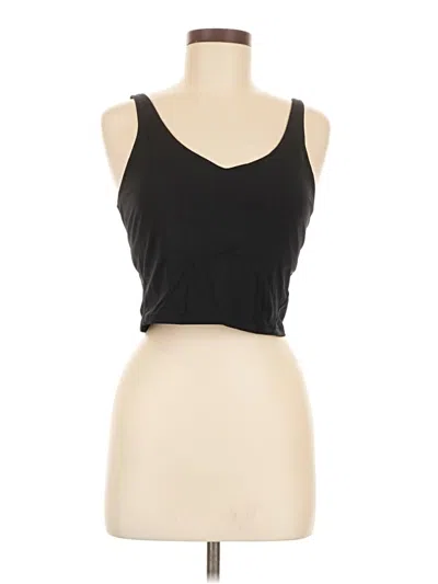 Pre-owned Unbranded Tank Top Black Strapless Neckline Tops
