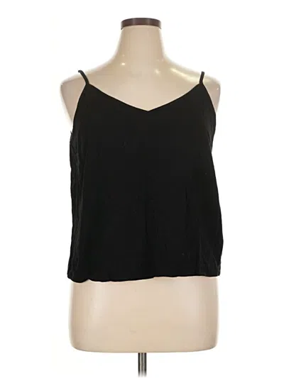 Pre-owned Unbranded Tank Top Black Strapless Neckline Tops