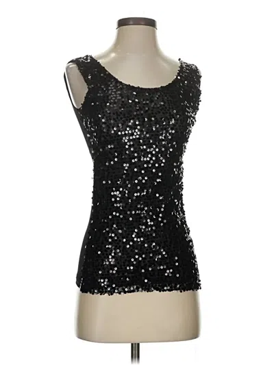 Pre-owned Unbranded Tank Top Black Strapless Neckline Tops