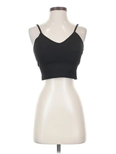 Pre-owned Unbranded Tank Top Black Strapless Neckline Tops