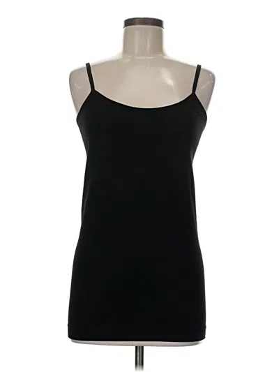 Pre-owned Unbranded Tank Top Black Strapless Neckline Tops