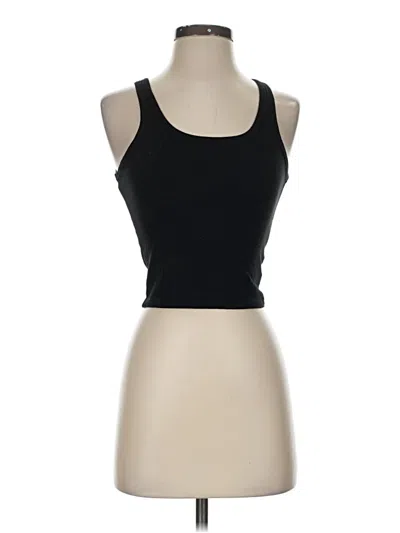 Pre-owned Unbranded Tank Top Black Strapless Neckline Tops