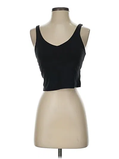 Pre-owned Unbranded Tank Top Black Strapless Neckline Tops