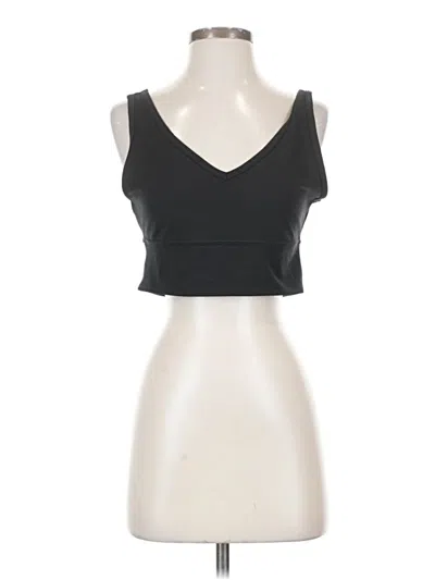 Pre-owned Unbranded Tank Top Black Strapless Neckline Tops