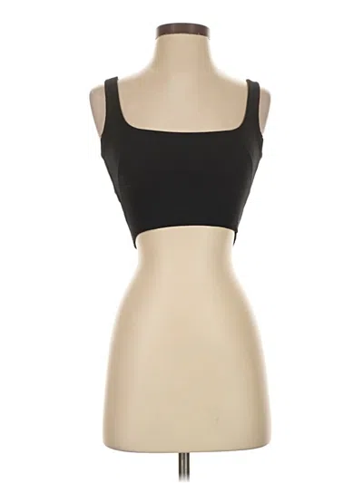 Pre-owned Unbranded Tank Top Black Strapless Neckline Tops