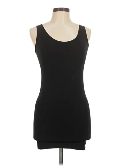 Pre-owned Unbranded Tank Top Black Strapless Neckline Tops
