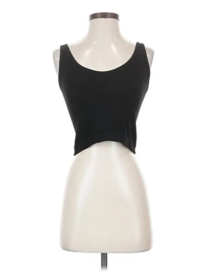 Pre-owned Unbranded Tank Top Black Strapless Neckline Tops