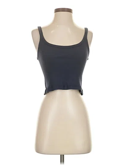Pre-owned Unbranded Tank Top Black Strapless Neckline Tops