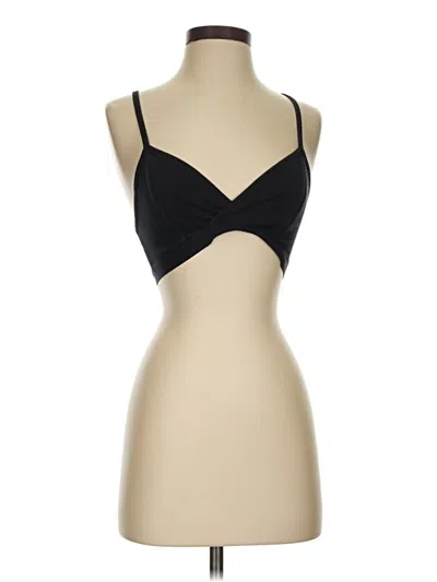 Pre-owned Unbranded Tank Top Black Strapless Neckline Tops