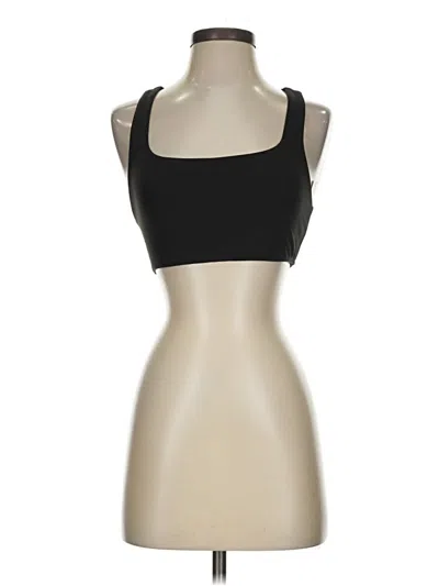 Pre-owned Unbranded Tank Top Black Strapless Neckline Tops
