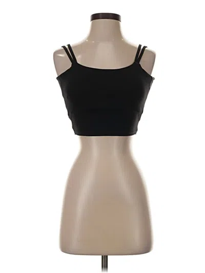 Pre-owned Unbranded Tank Top Black Strapless Neckline Tops