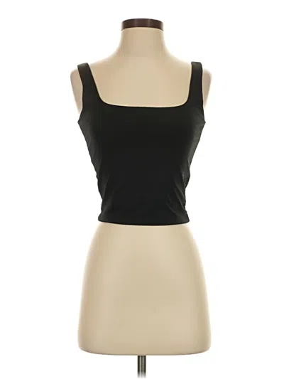 Pre-owned Unbranded Tank Top Black Strapless Neckline Tops
