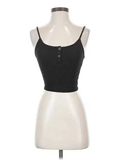Pre-owned Unbranded Tank Top Black Strapless Neckline Tops